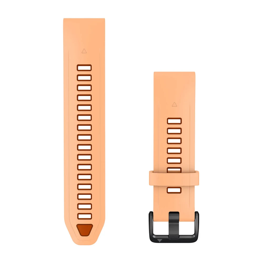 Garmin QuickFit 20 mm silikoniranneke simpukanpunainen/syksyn oranssi 010-14506-03