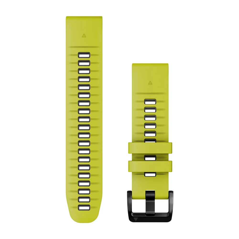 Garmin QuickFit 22 mm silikoniranneke limenvihreä/grafiitinharmaa 010-13280-03