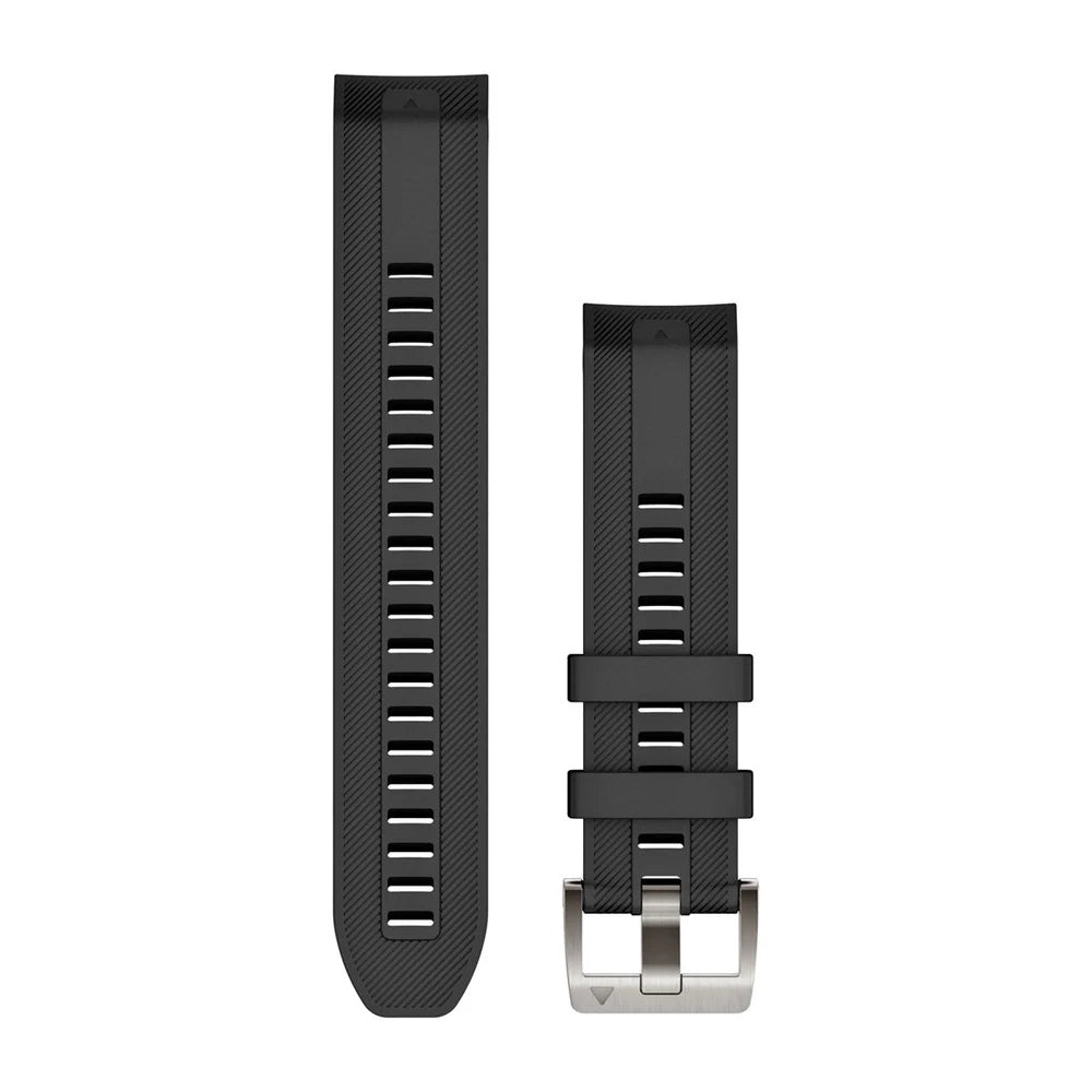 Garmin QuickFit 22 mm silikoniranneke musta 010-13225-00