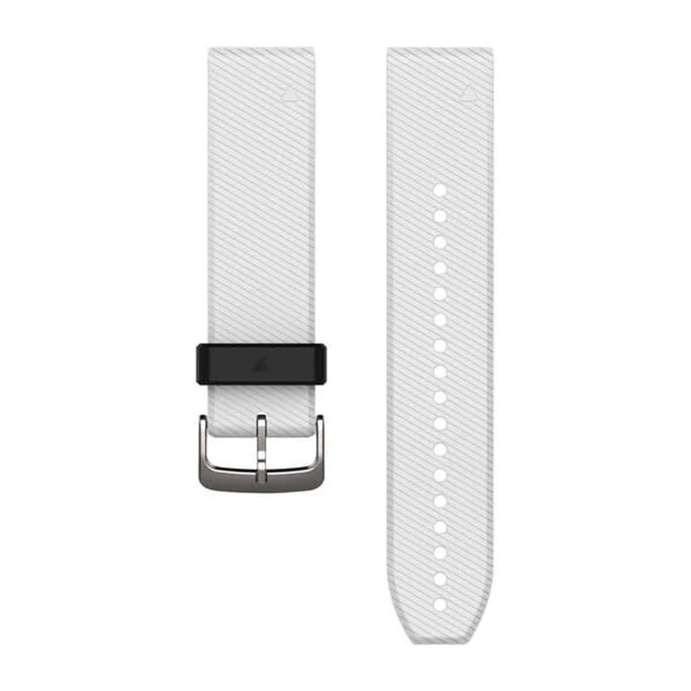 Garmin QuickFit 22 mm silikoniranneke valkoinen 010-12500-01