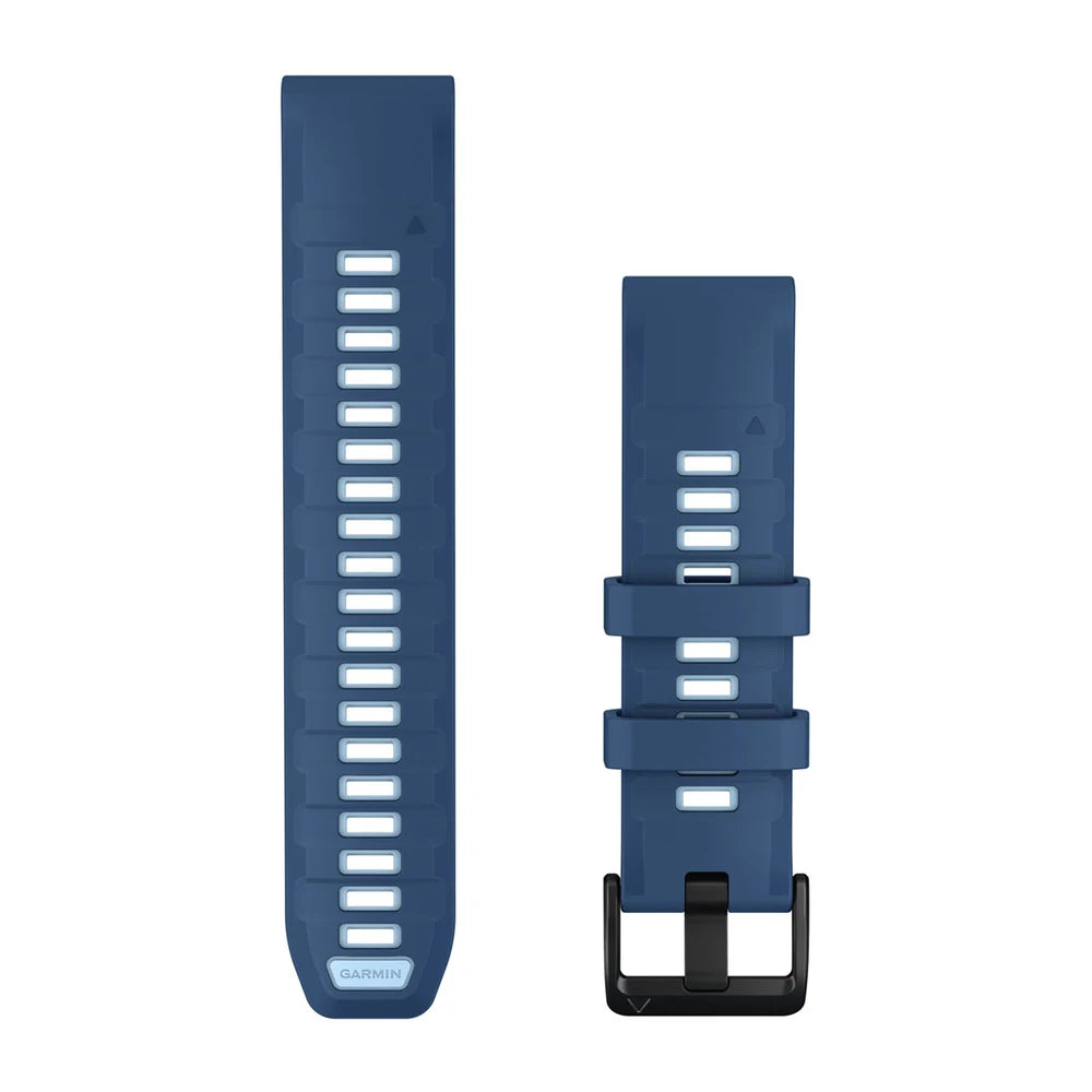 Garmin QuickFit 22 mm silikoniranneke vuorovedensininen/jäänsininen 010-14507-00