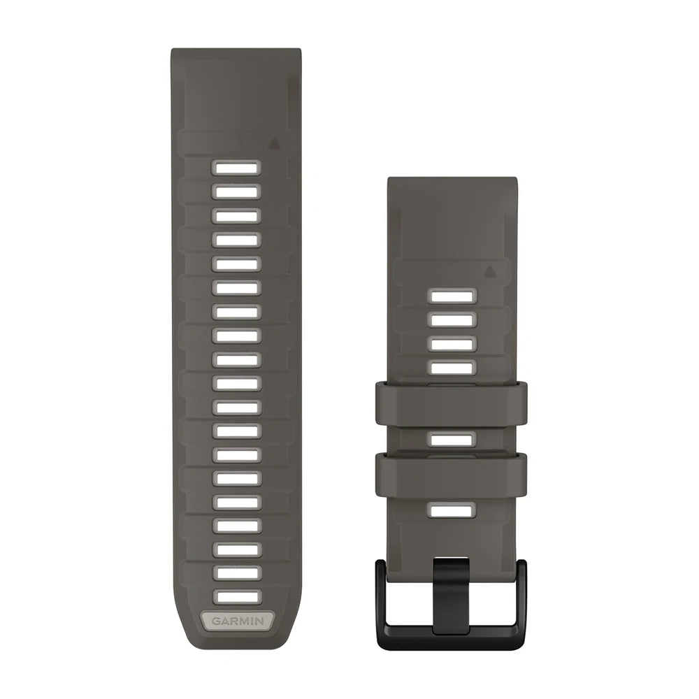 Garmin QuickFit 26 mm silikoniranneke kivenharmaa/hopeanharmaa 010-14510-00