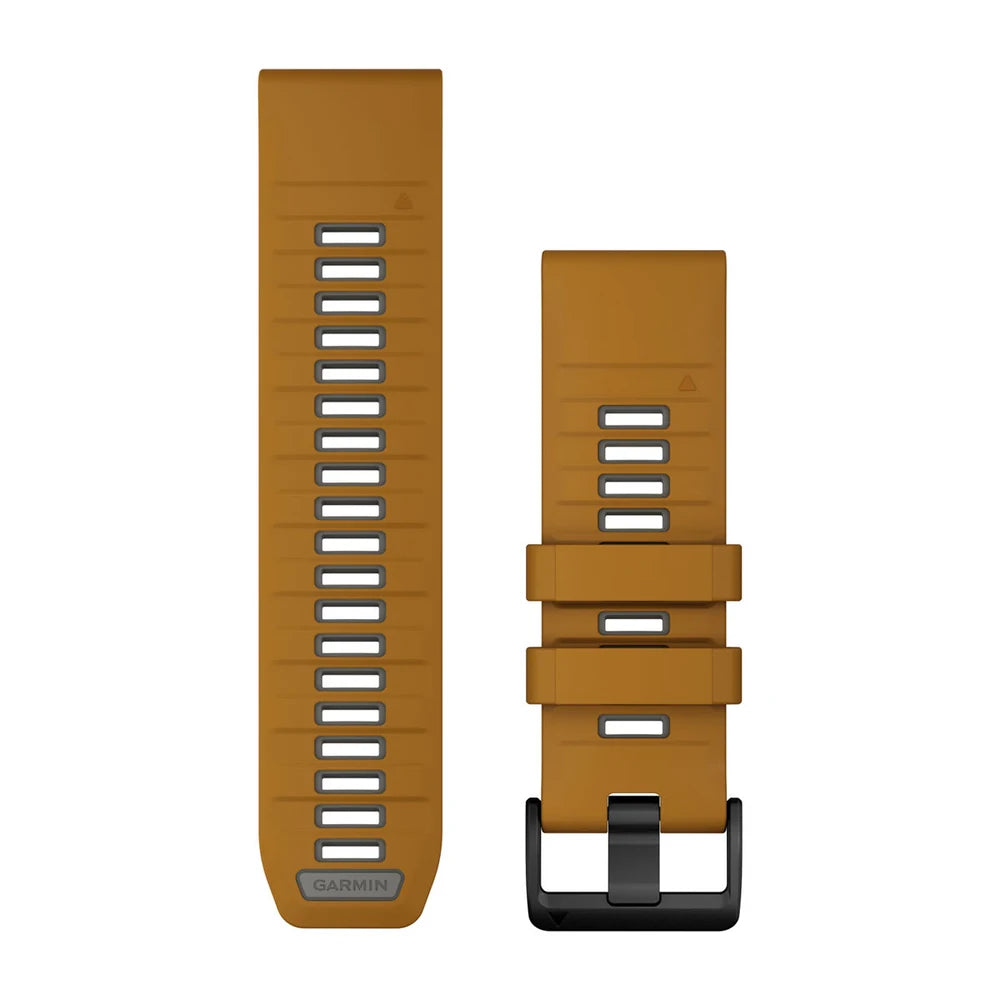 Garmin QuickFit 26 mm silikoniranneke syksyn oranssi/kivenharmaa 010-13393-03