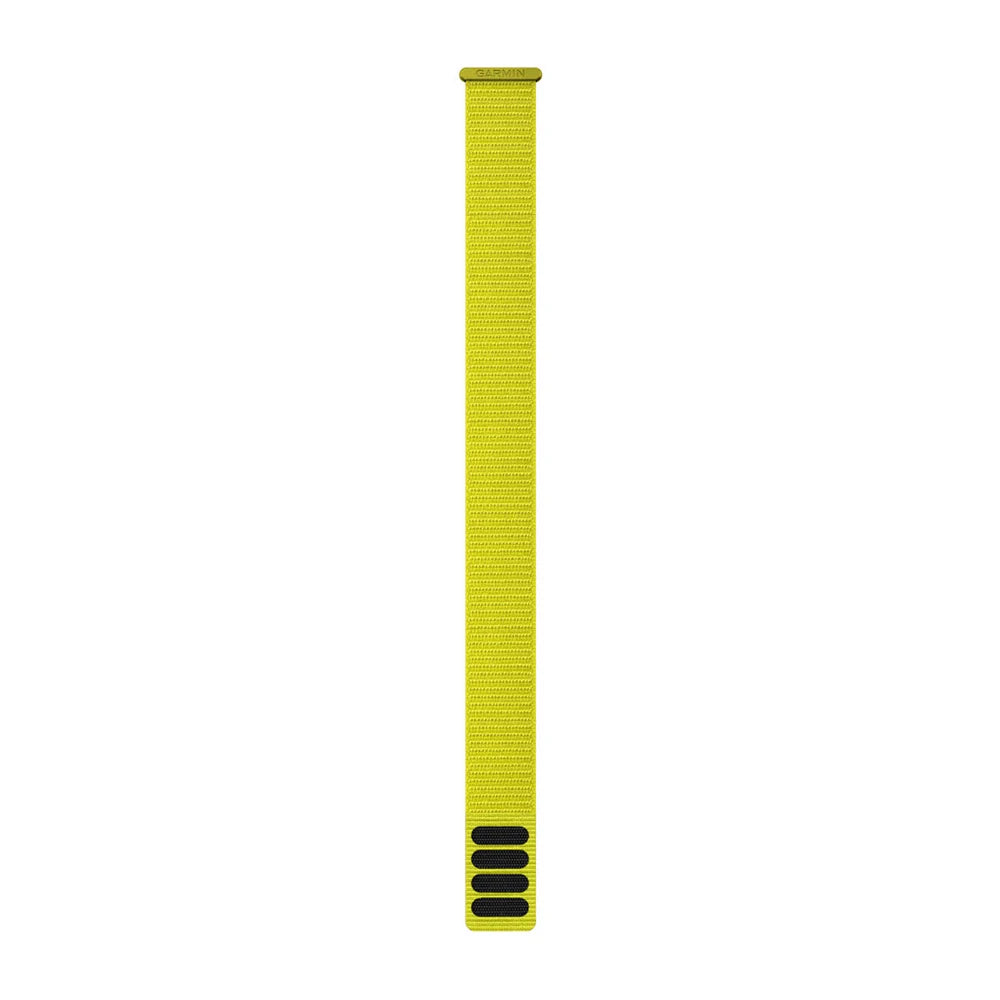 Garmin UltraFit 22 mm nailonranneke kirkkaankeltainen 010-13306-15