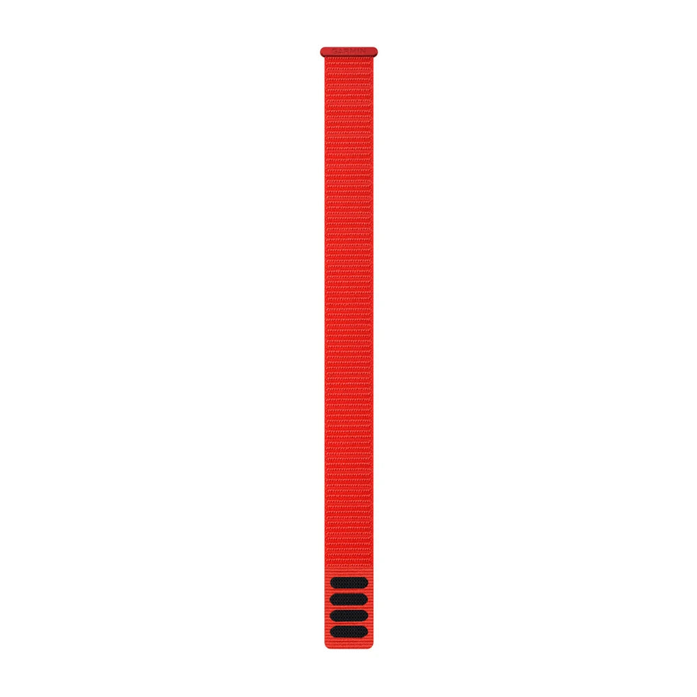 Garmin UltraFit 22 mm nailonranneke tulenpunainen 010-13306-12
