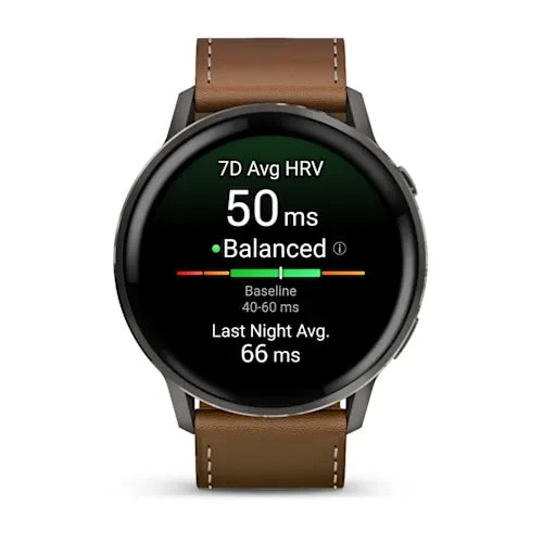 Garmin Venu 4 45 mm tummanharmaa, kaksi ranneketta 010-03014-03
