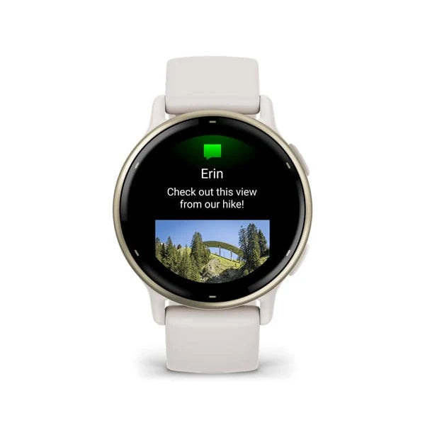 Garmin vívoactive 5 42,2 mm norsunluu / vaalea kulta 010-02862-11
