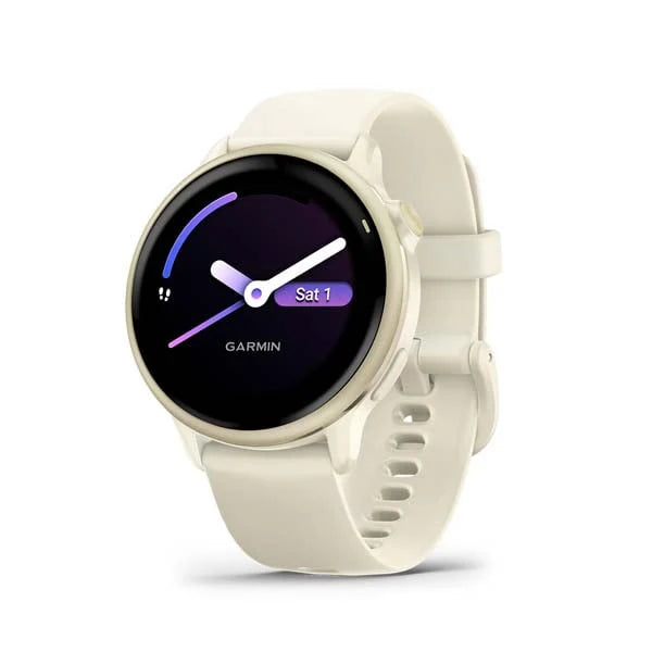 Garmin vívoactive 6 42,2 mm vaalea kulta / luunvalkoinen 010-02985-01