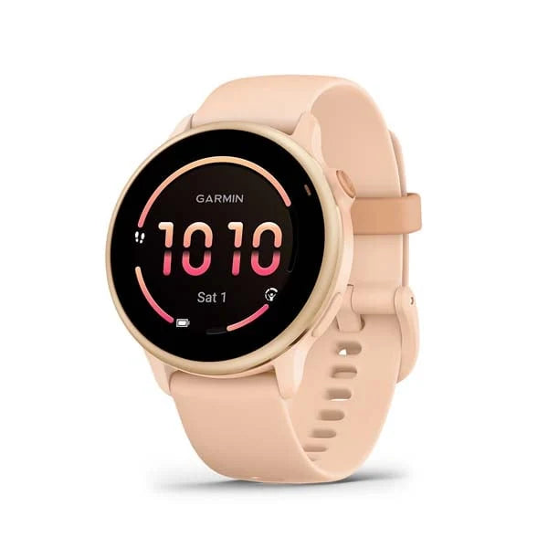 Garmin vívoactive 6 42,2 mm vaaleanpunainen aamunkajo 010-02985-03
