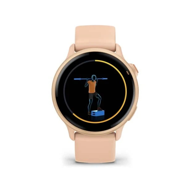 Garmin vívoactive 6 42,2 mm vaaleanpunainen aamunkajo 010-02985-03