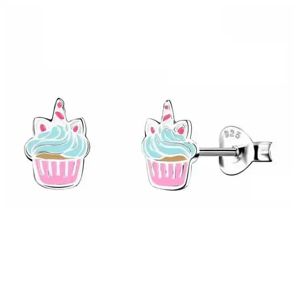 Hopeakorvakorut kuppikakku unicorn Trendi Koru