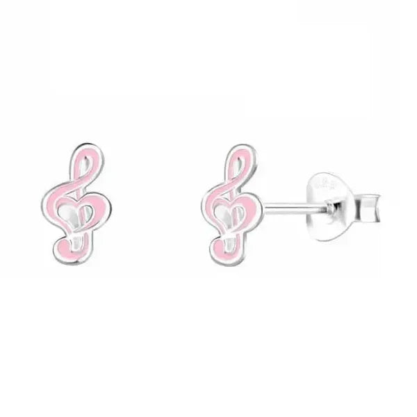 Hopeakorvakorut pinkki nuottiavain Trendi Koru