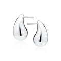 Hopeakorvakorut pisara 13 x 8 mm HME1324
