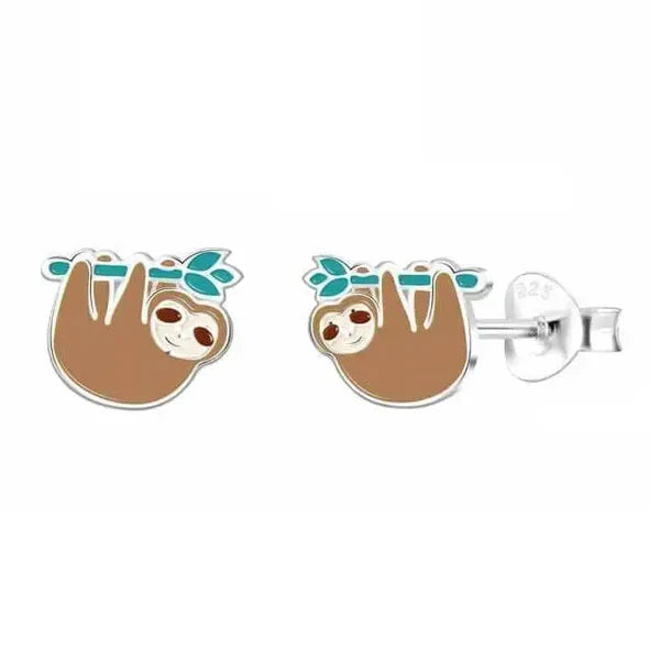 Hopeakorvakorut roikkuva laiskiainen vaaleanruskea Trendi Koru