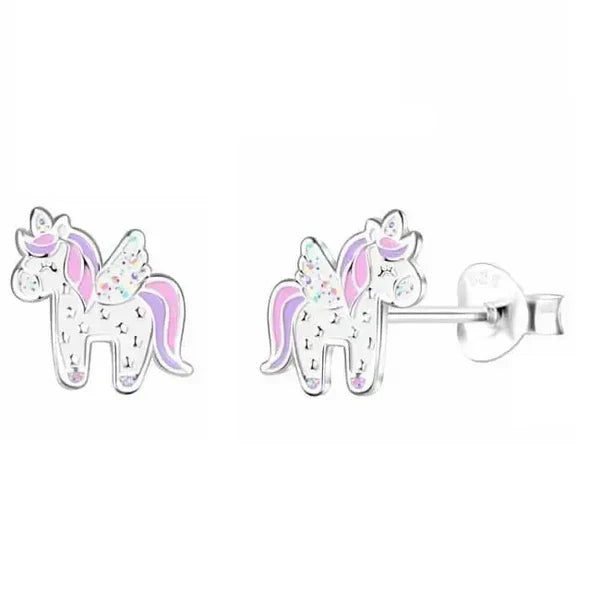 Hopeakorvakorut unicorn pinkki-lila Trendi Koru
