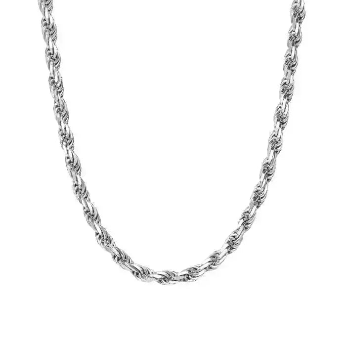 Hopeinen cordellketju 4,2 mm Trendi Koru