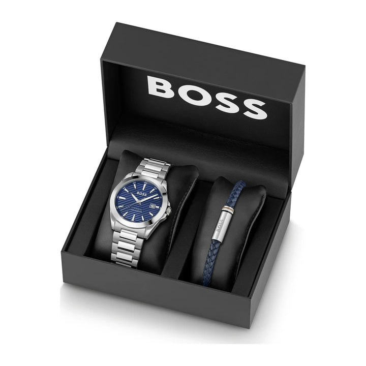 Hugo Boss Strike kello- ja rannekorulahjasetti HB1570206