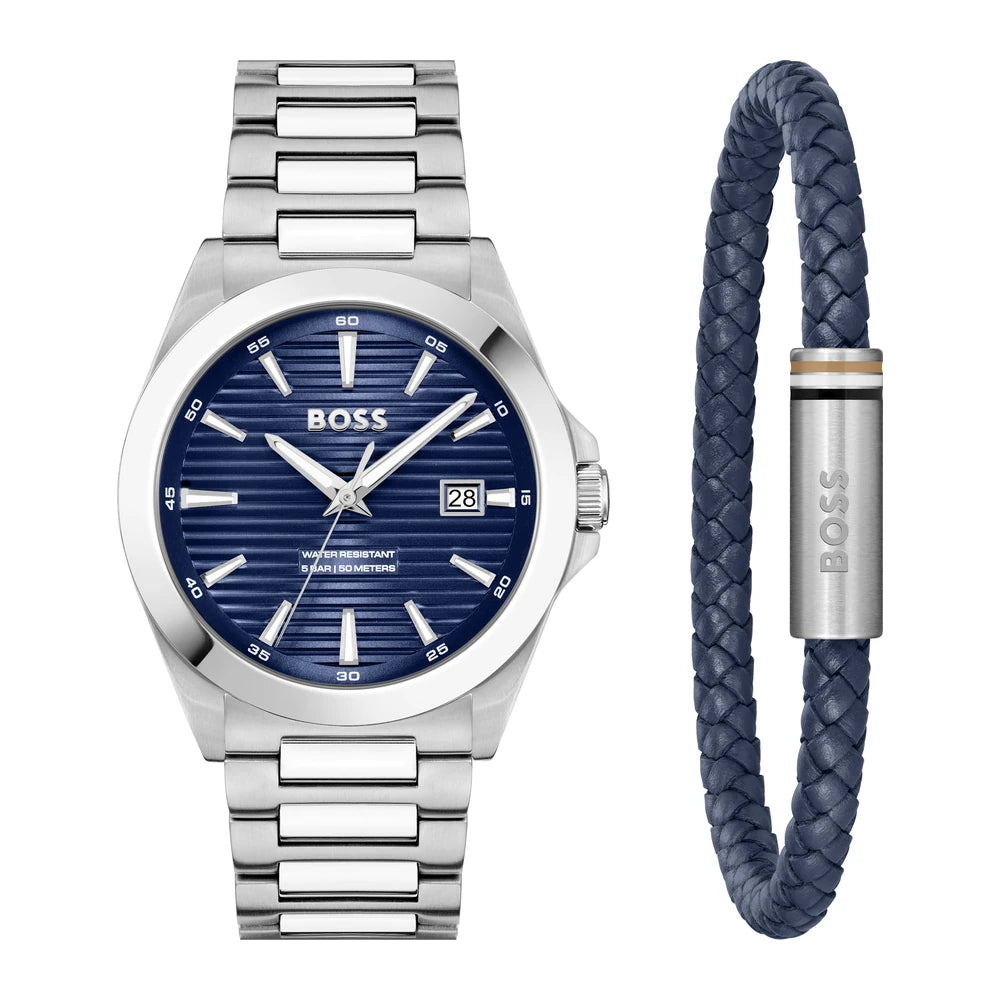 Hugo Boss Strike kello- ja rannekorulahjasetti HB1570206 – kuva 2