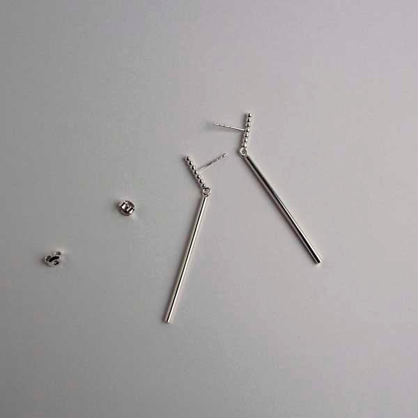 Rauhala Koru roikkuvat hopeakorvakorut