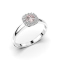 Festive Janette Morganiitti timanttisormus 0,12 ct valkokulta