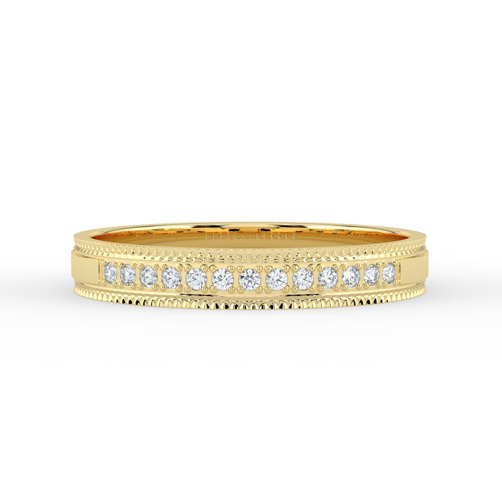 Kohinoor Amelie 0,07 ct timanttisormus keltakulta 14K 033-513K-06 – tuotekuva 3