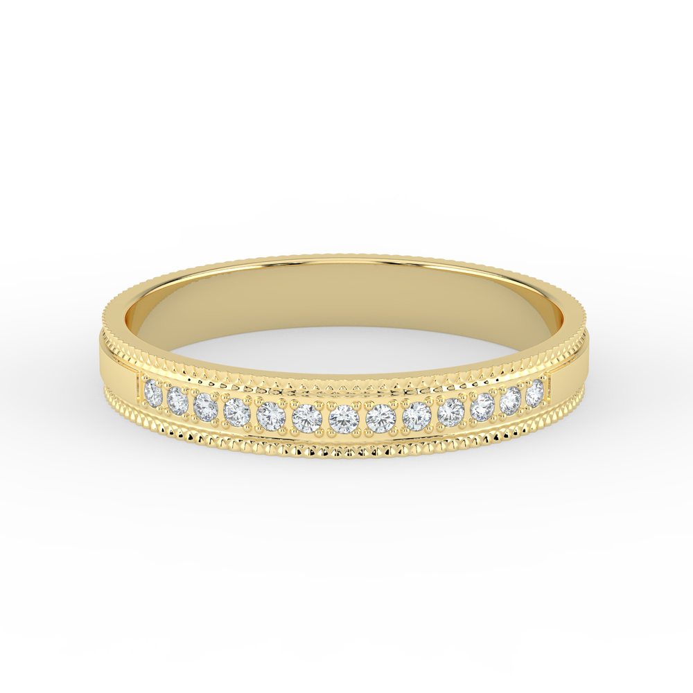 Kohinoor Amelie 0,07 ct timanttisormus keltakulta 14K 033-513K-06 – tuotekuva 4