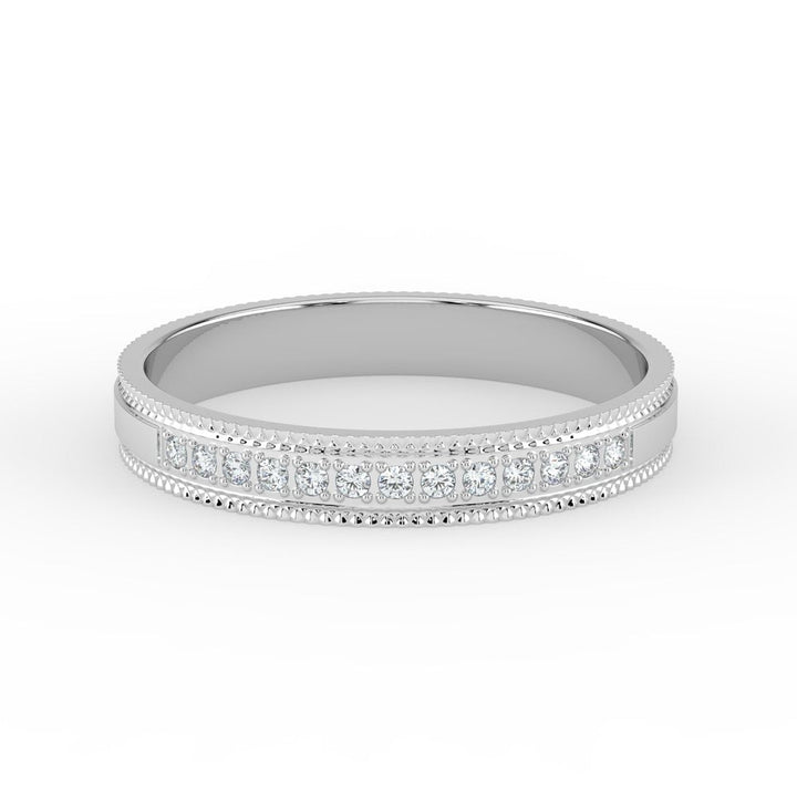 Kohinoor Amelie 0,07 ct timanttisormus valkokulta 14K 033-513V-06 – tuotekuva 4