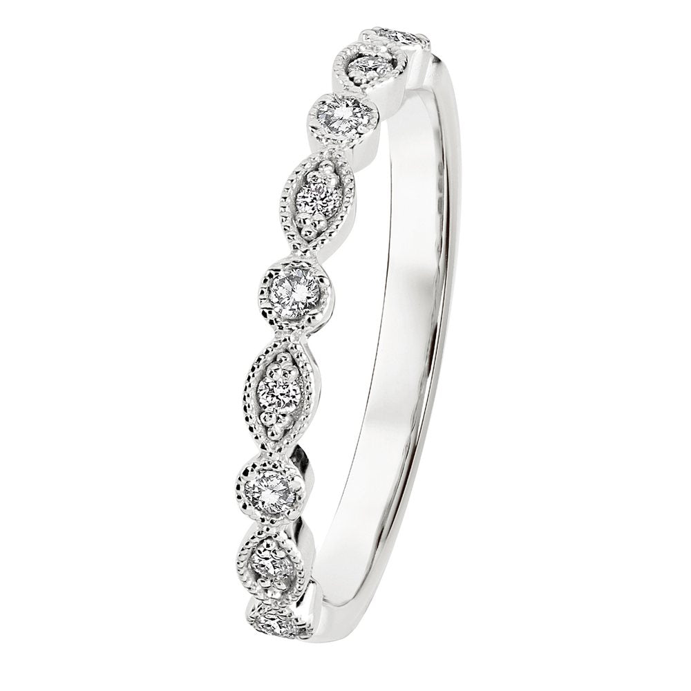 Kohinoor Clara 0,12 ct timanttisormus valkokulta 14K 033-269V-10 – tuotekuva