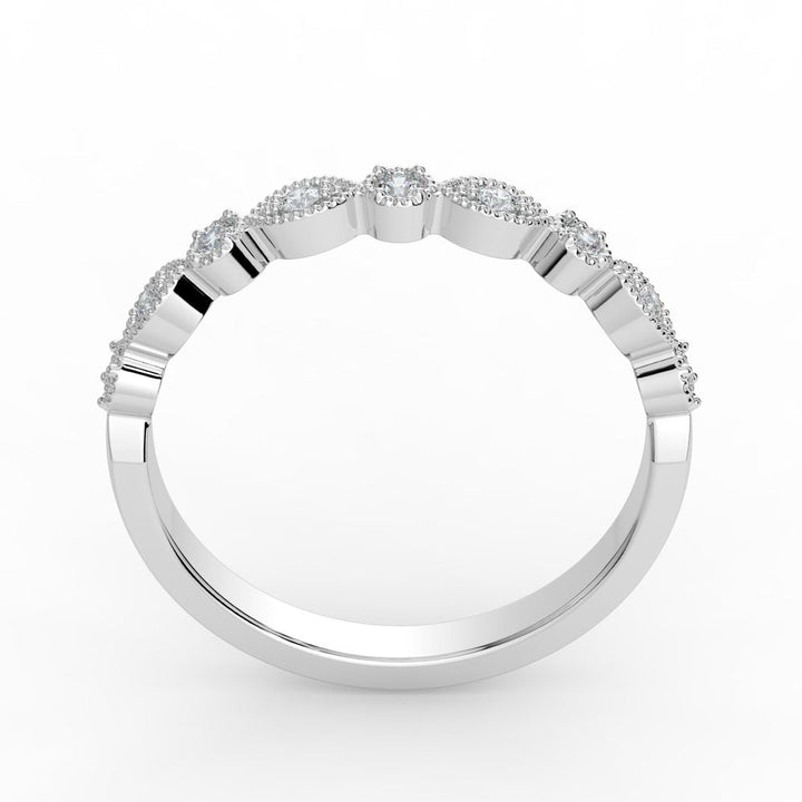Kohinoor Clara 0,12 ct timanttisormus valkokulta 14K 033-269V-10 – tuotekuva 5