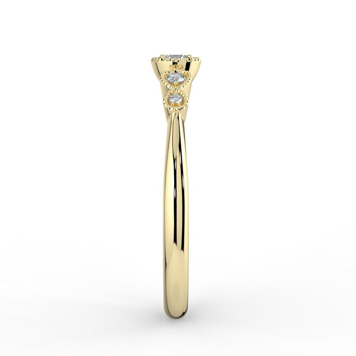 Kohinoor Clara 0,13 ct timanttisormus keltakulta 14K 033-269-13 – tuotekuva 6