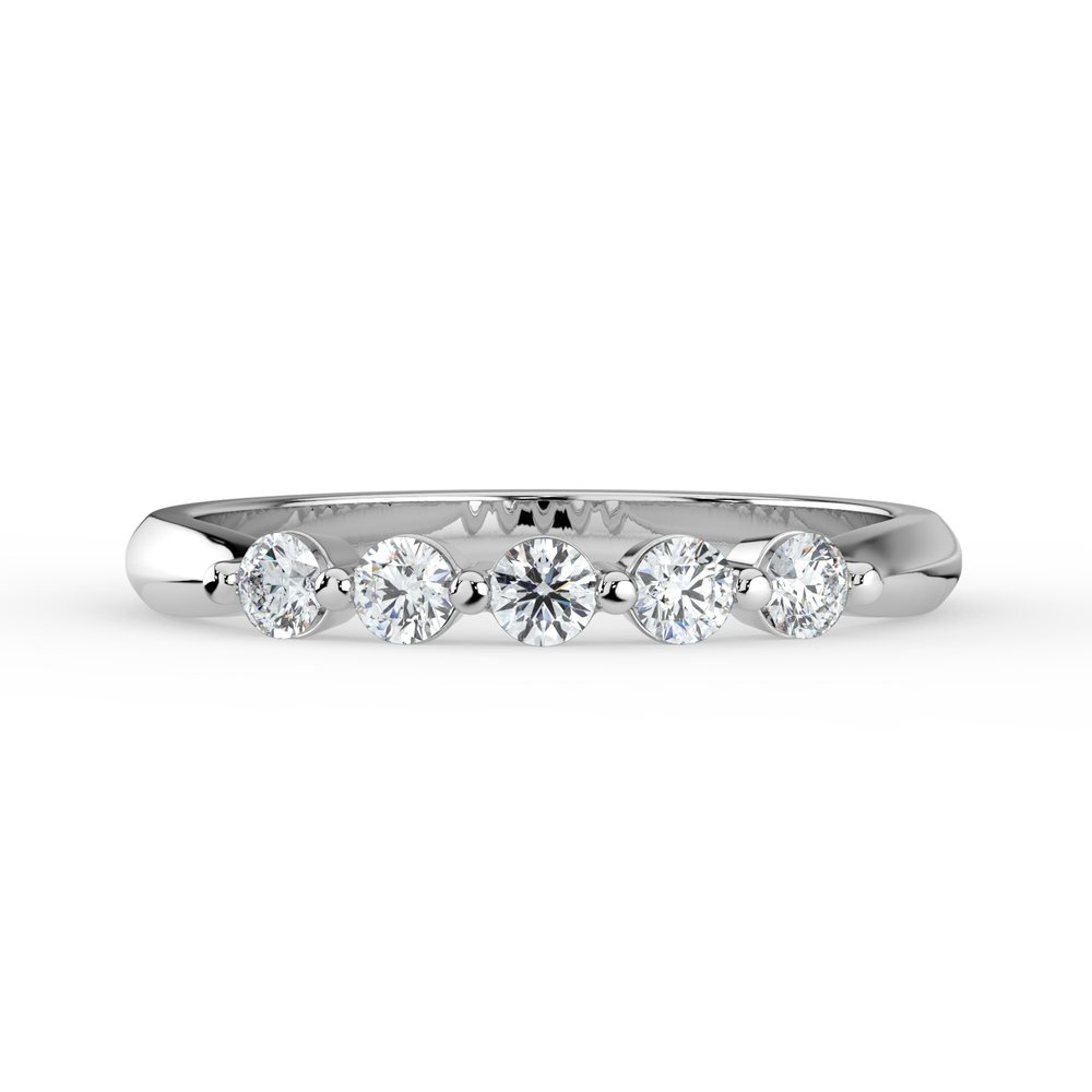 Kohinoor Dahlia 0,25 ct timanttisormus valkokulta 14K 033-232V-25 – tuotekuva 3