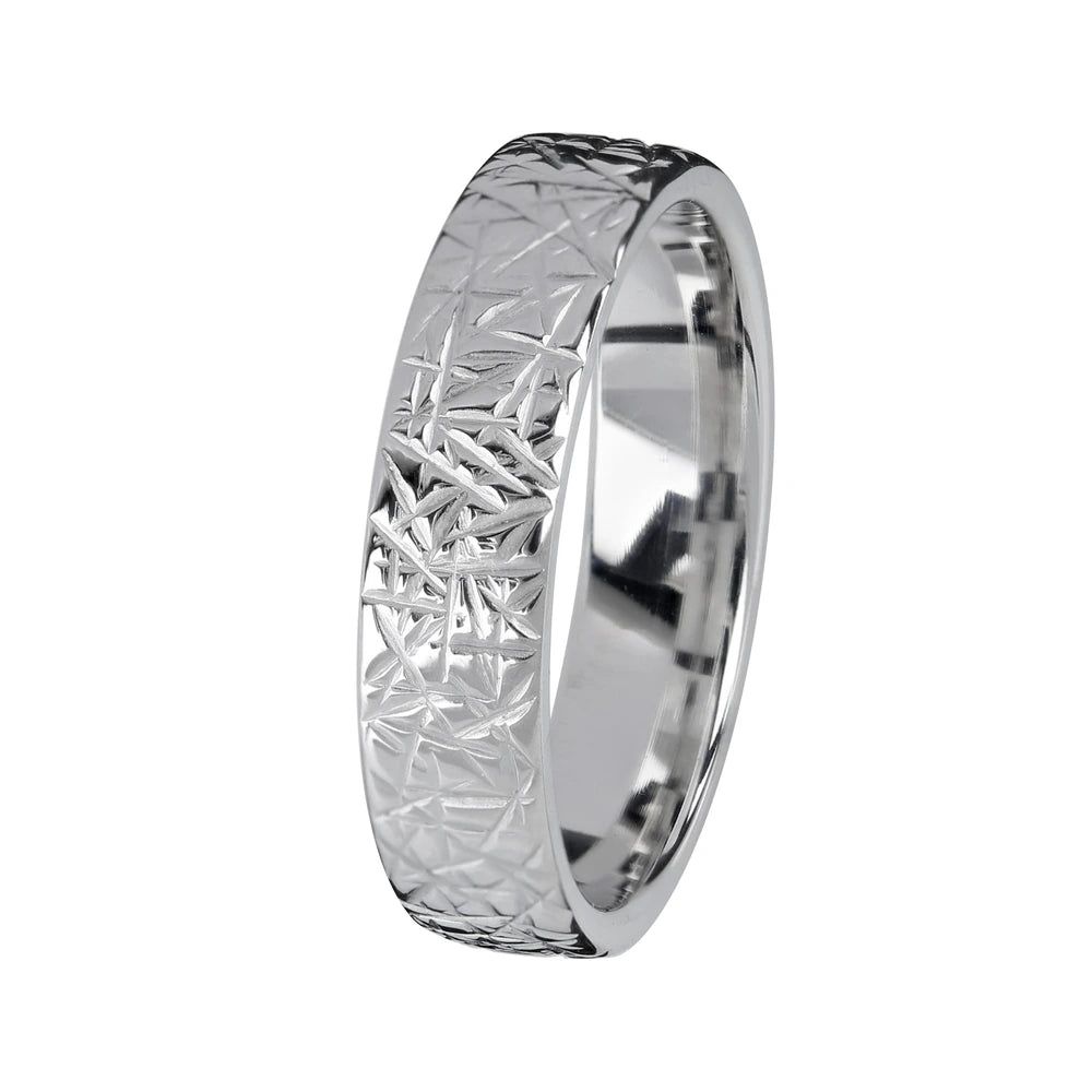 Kohinoor Duetto Ice kihlasormus 5 mm valkokulta