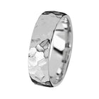 Kohinoor Duetto Rock kihlasormus 7 mm valkokulta