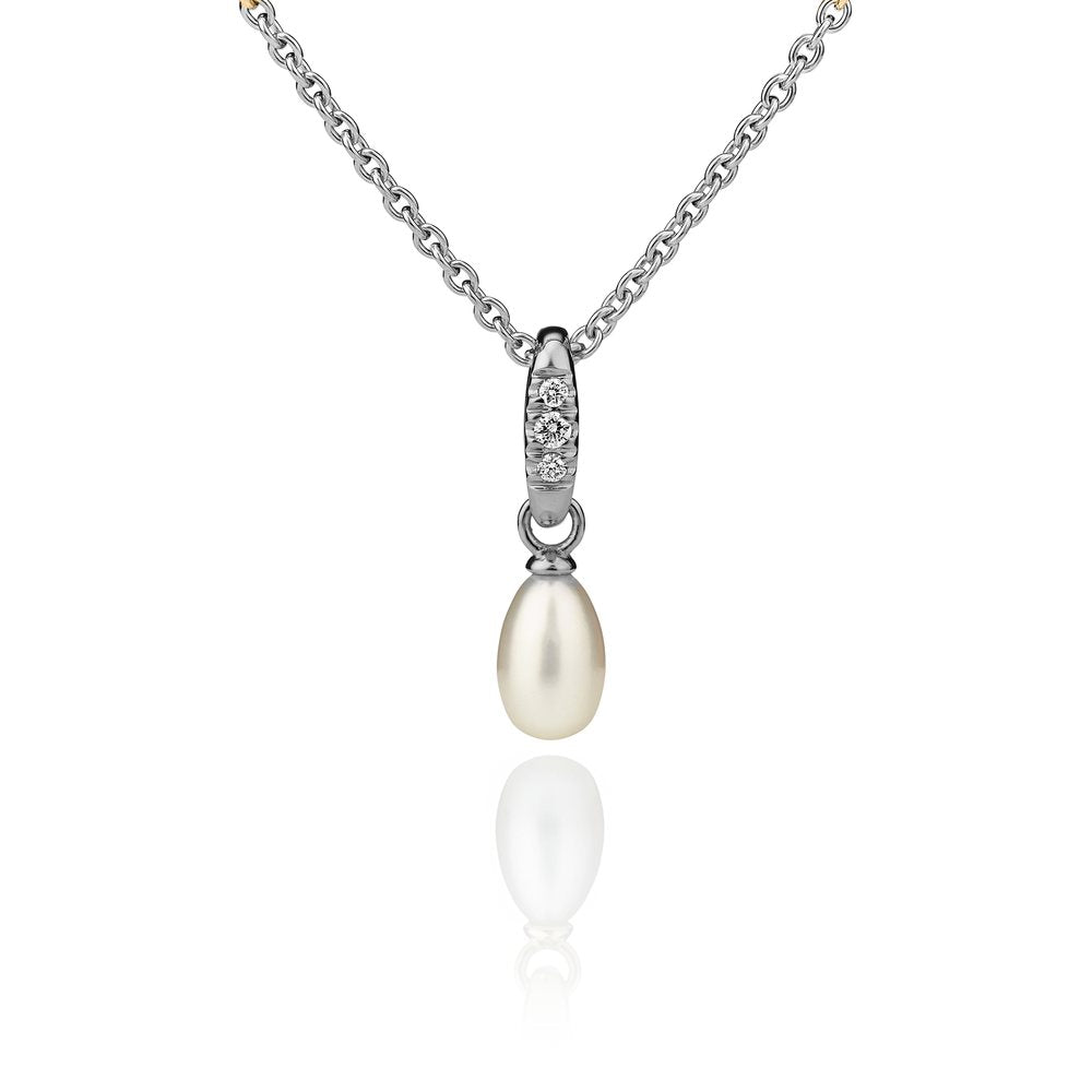 Kohinoor Elina 0,04 ct helmitimanttiriipus valkokulta 14k 123-267V-04 – tuotekuva