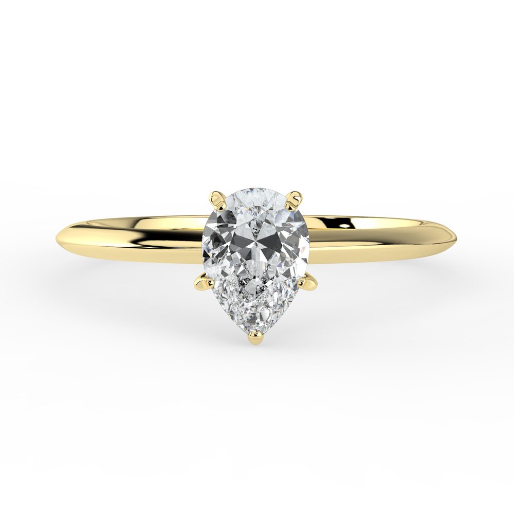 Kohinoor Ella 0,81 ct laboratoriotimanttisormus keltakulta 14K 983A-622-81B3L – tuotekuva 3