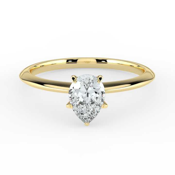 Kohinoor Ella 0,81 ct laboratoriotimanttisormus keltakulta 14K 983A-622-81B3L – tuotekuva 4