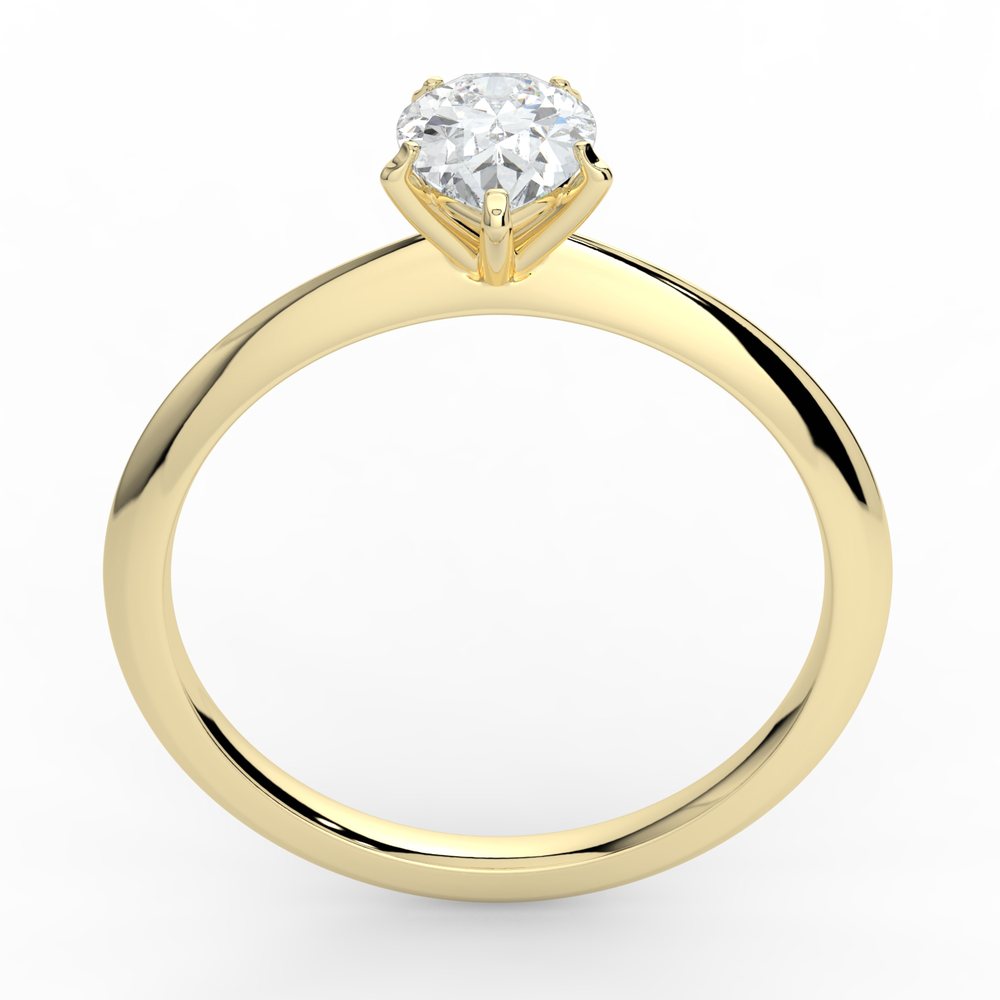 Kohinoor Ella 0,81 ct laboratoriotimanttisormus keltakulta 14K 983A-622-81B3L – tuotekuva 5