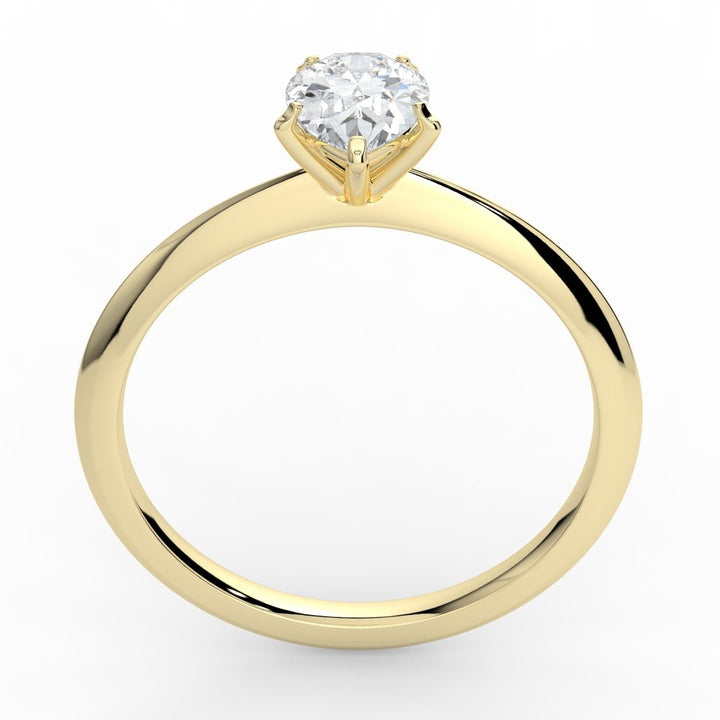 Kohinoor Ella 0,81 ct laboratoriotimanttisormus keltakulta 14K 983A-622-81B3L – tuotekuva 5