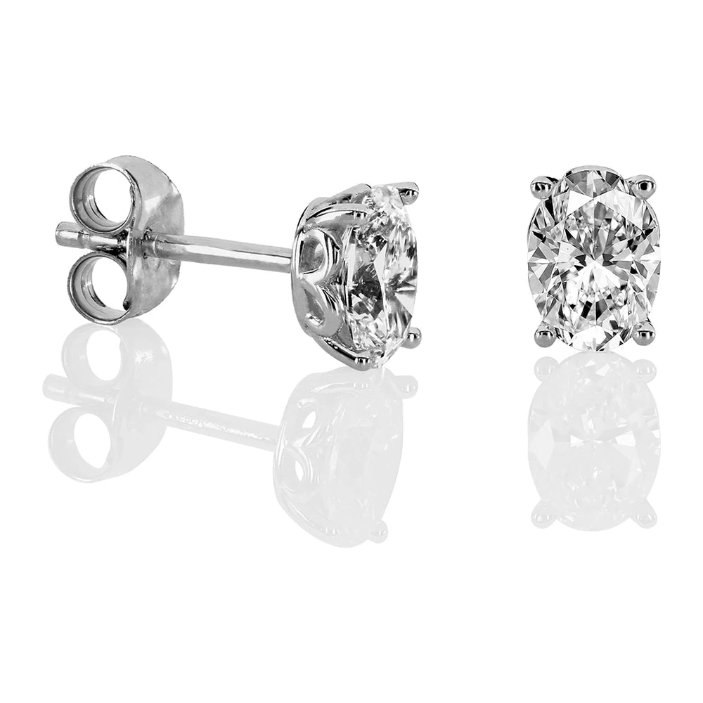 Kohinoor Ellen 1,00 ct laboratoriotimanttikorvakorut valkokulta 14K 143L-818V-100