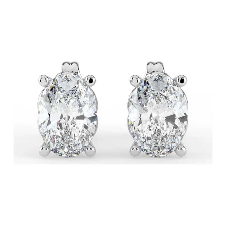 Kohinoor Ellen 1,00 ct laboratoriotimanttikorvakorut valkokulta 14K 143L-818V-100 – lisäkuva