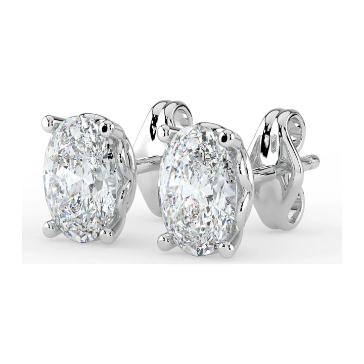 Kohinoor Ellen 1,00 ct laboratoriotimanttikorvakorut valkokulta 14K 143L-818V-100 – lisäkuva