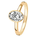 Kohinoor Ellen Bezel 1,00 ct laboratoriotimanttisormus keltakulta 033L-818K-100