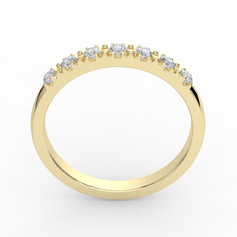 Kohinoor Estelle 0,07 ct timanttisormus keltakulta 14K 033-226-07 – tuotekuva 6