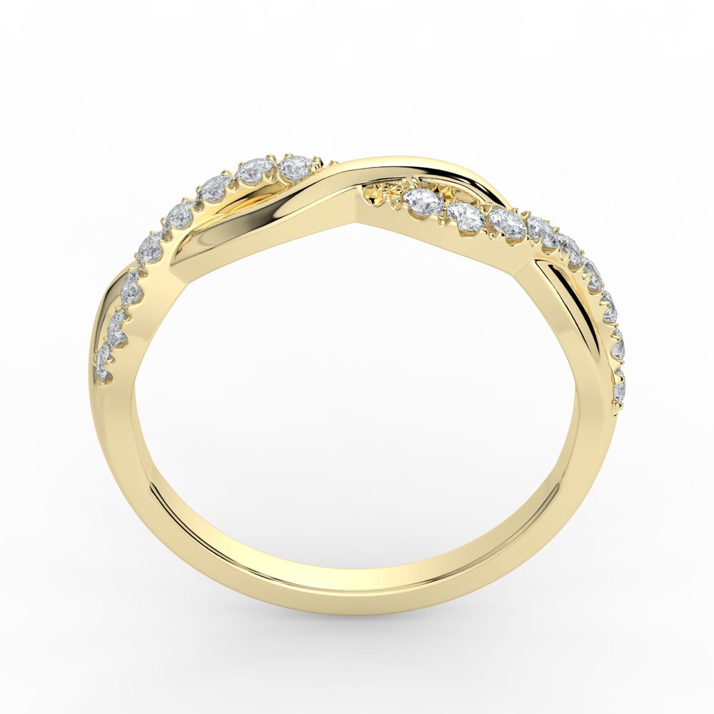 Kohinoor Estelle 0,17 ct timanttisormus keltakulta 14K 033-226K-17 – tuotekuva 5