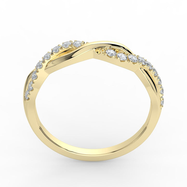 Kohinoor Estelle 0,17 ct timanttisormus keltakulta 14K 033-226K-17 – tuotekuva 5