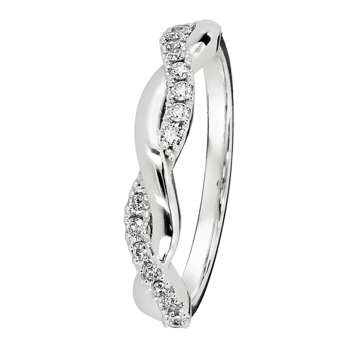 Kohinoor Estelle 0,17 ct timanttisormus valkokulta 14K 033-226V-17 – tuotekuva