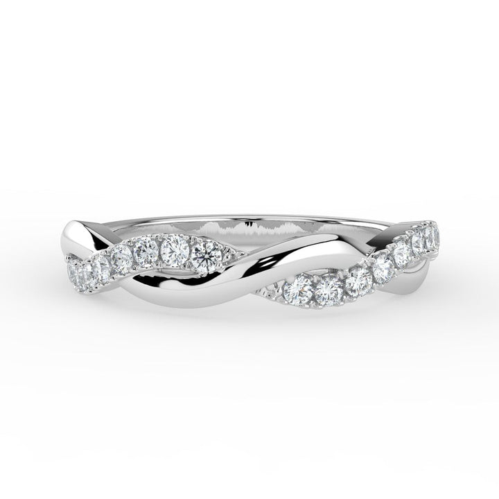 Kohinoor Estelle 0,17 ct timanttisormus valkokulta 14K 033-226V-17 – tuotekuva 3