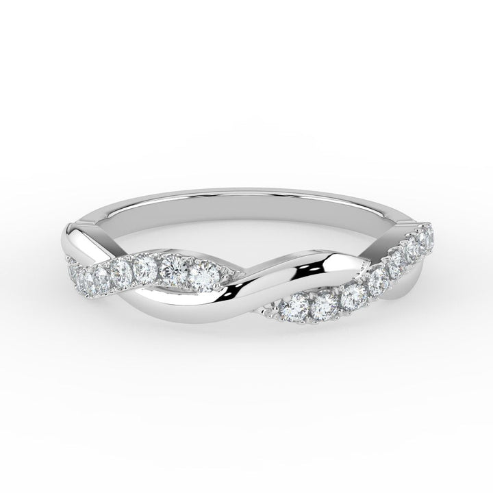 Kohinoor Estelle 0,17 ct timanttisormus valkokulta 14K 033-226V-17 – tuotekuva 4