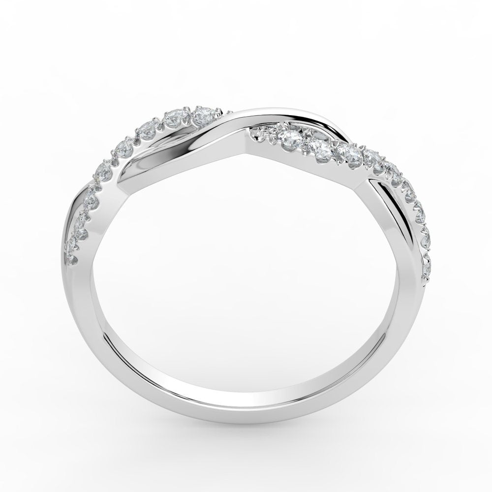 Kohinoor Estelle 0,17 ct timanttisormus valkokulta 14K 033-226V-17 – tuotekuva 5