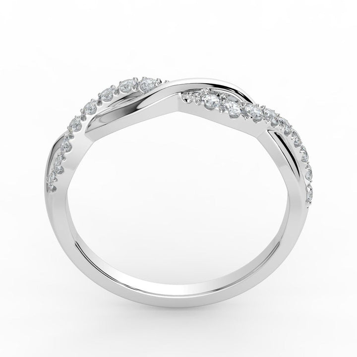 Kohinoor Estelle 0,17 ct timanttisormus valkokulta 14K 033-226V-17 – tuotekuva 5